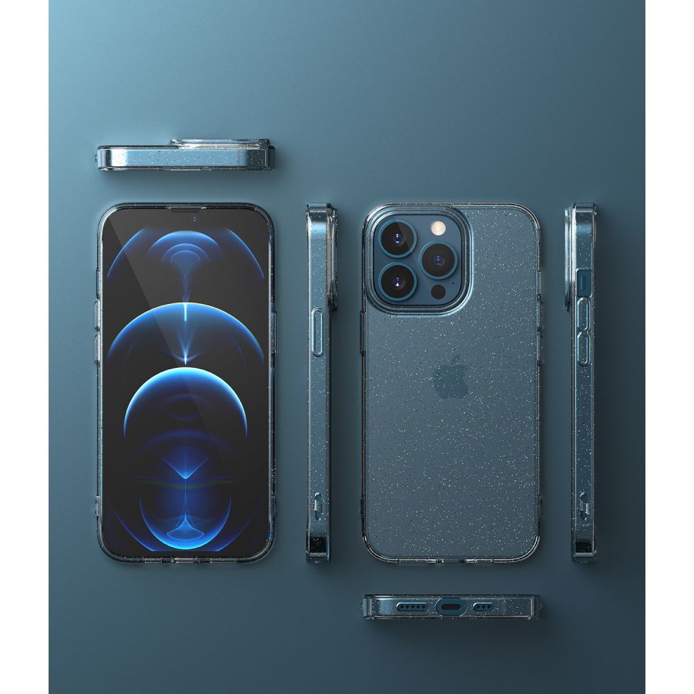 Ringke iPhone 13 Pro Air Ultra - Thin TPU Case Λεπτή Θήκη Σιλικόνης - Glitter - Διάφανη