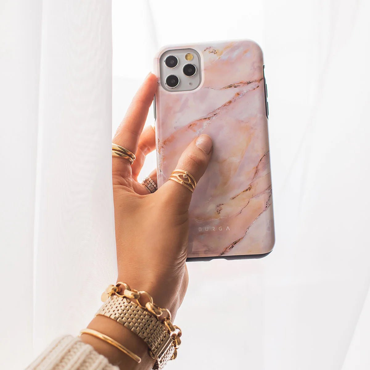 Burga iPhone 16 Fashion Tough MagSafe Σκληρή Θήκη με MagSafe - Morning Sunshine