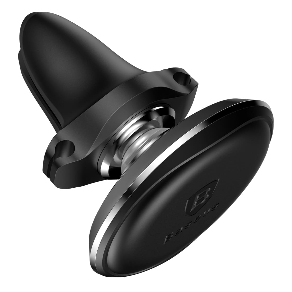 Baseus Magnetic Air Vent Car Mount Holder with Cable Clip - Μαγνητική Βάση Αυτοκινήτου Αεραγωγού με Clip για Καλώδιο - Black - SUGX - A01