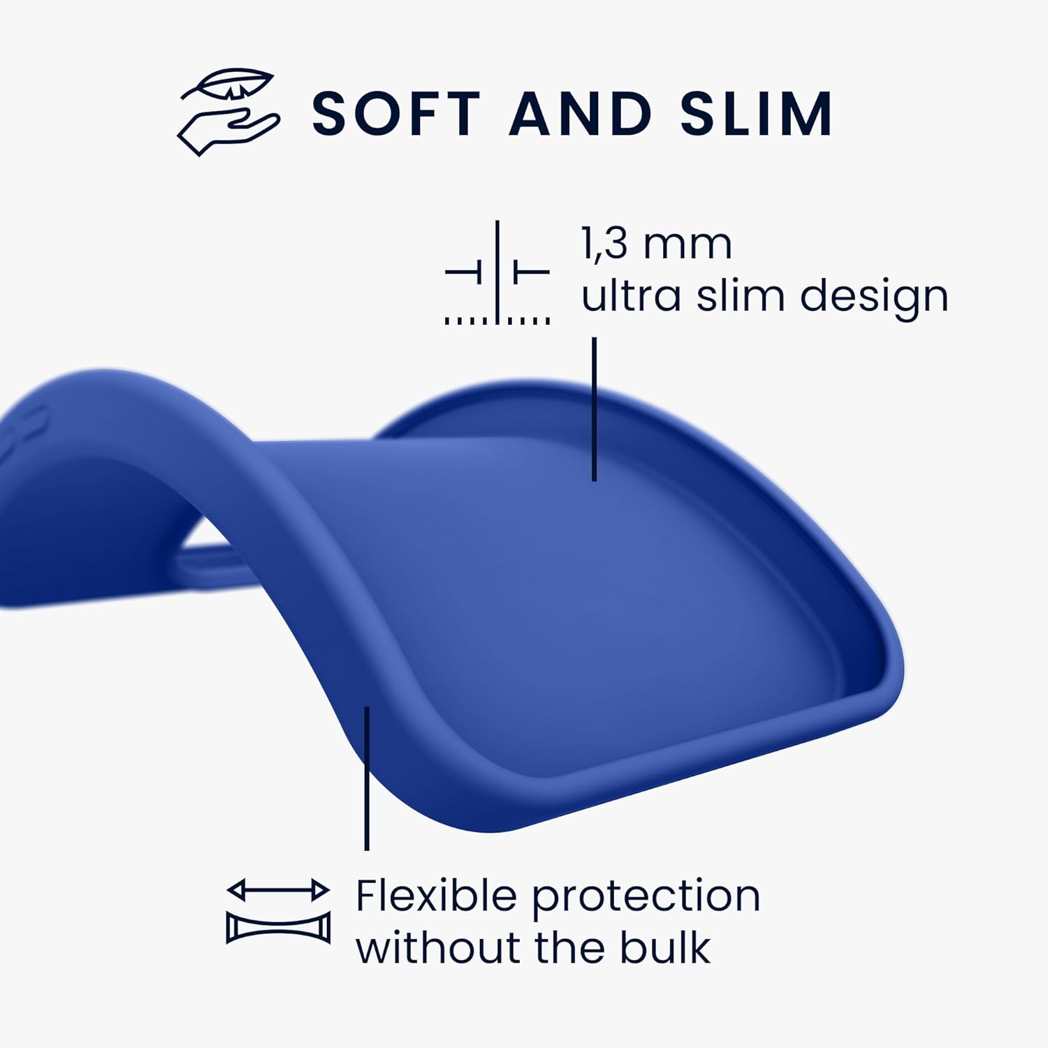 KW Samsung Galaxy A54 5G Θήκη Σιλικόνης TPU - Baltic Blue