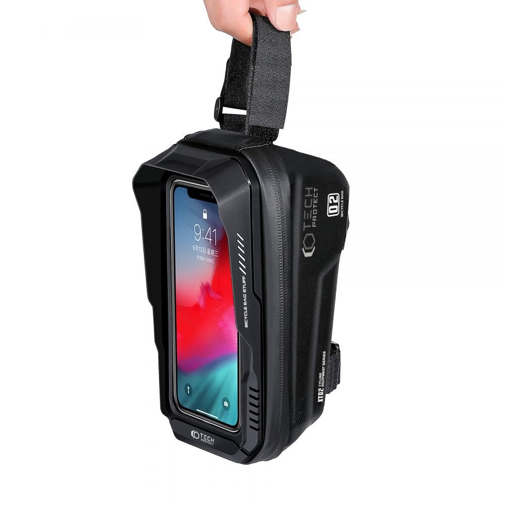 Tech - Protect XT2 Bike Front Storage Bag - Universal Τσάντα Αποθήκευσης για Ποδήλατο 1L - Black