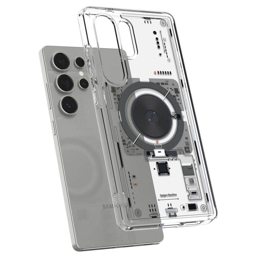 Spigen Samsung Galaxy S25 Ultra - Ultra Hybrid Mag Σκληρή Θήκη με Πλαίσιο Σιλικόνης Και MagSafe - Neo One