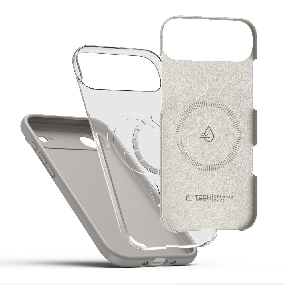 Tech - Protect iPhone Air Silicone MagSafe - Θήκη Σιλικόνης TPU - Stone Grey