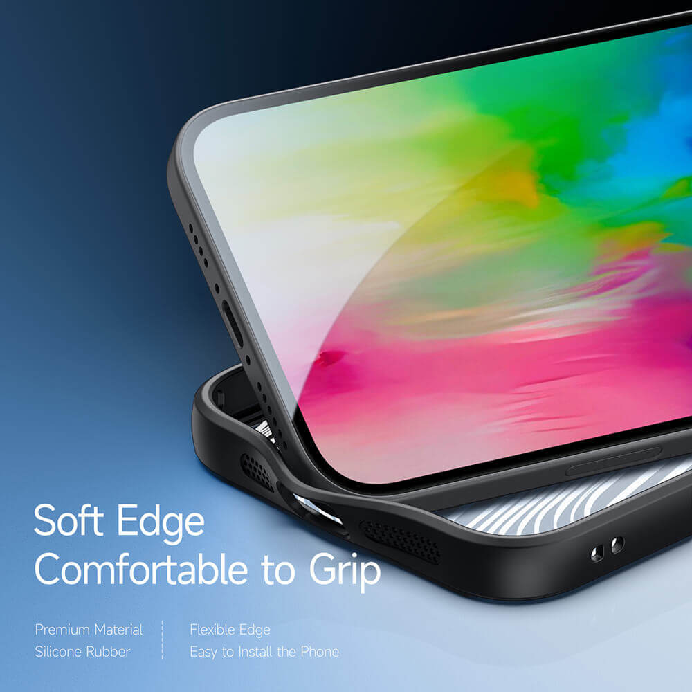 Dux Ducis iPhone 16 Aimo Series MagSafe Magnetic Stand Σκληρή Θήκη με Πλαίσιο Σιλικόνης και MagSafe - Black