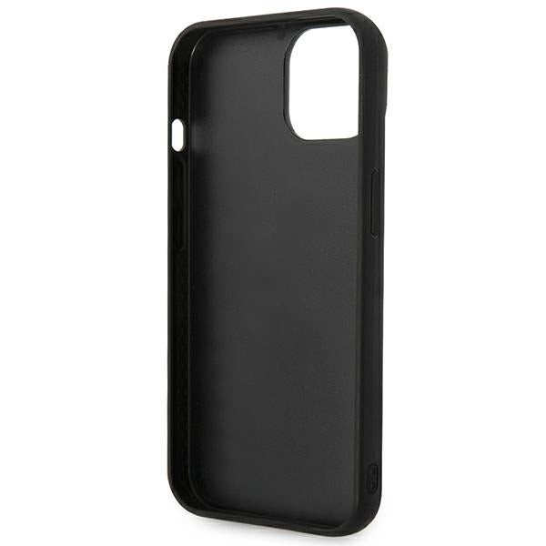 Karl Lagerfeld iPhone 14 Plus - 3D Monogram Σκληρή Θήκη με Πλαίσιο Σιλικόνης - Black - KLHCP14MRUPKLPK