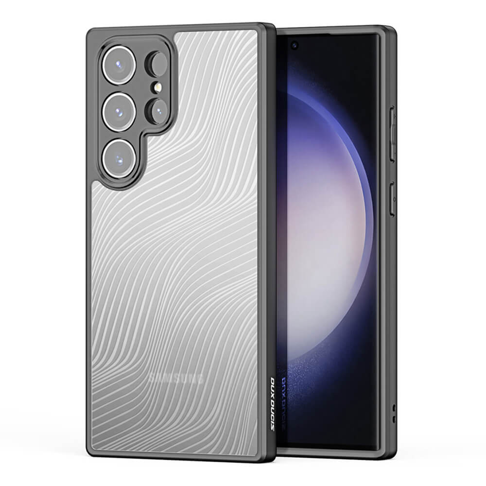 Dux Ducis Samsung Galaxy S23 Ultra Aimo Series Σκληρή Θήκη με Πλαίσιο Σιλικόνης - Black