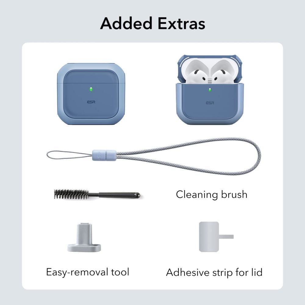 ESR AirPods 4 Θήκη Σιλικόνης με MagSafe - Orbit Halolock - Blue