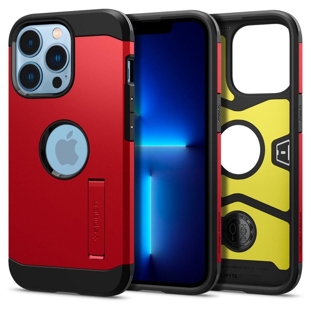 Spigen iPhone 13 Pro Tough Armor Σκληρή Θήκη - Red