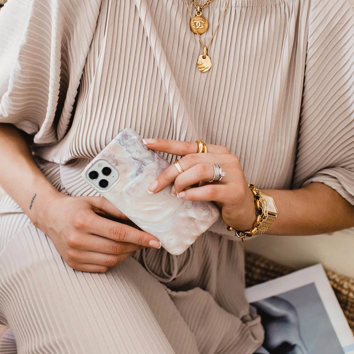 Burga iPhone 13 Fashion Tough Σκληρή Θήκη - Serene Sunset