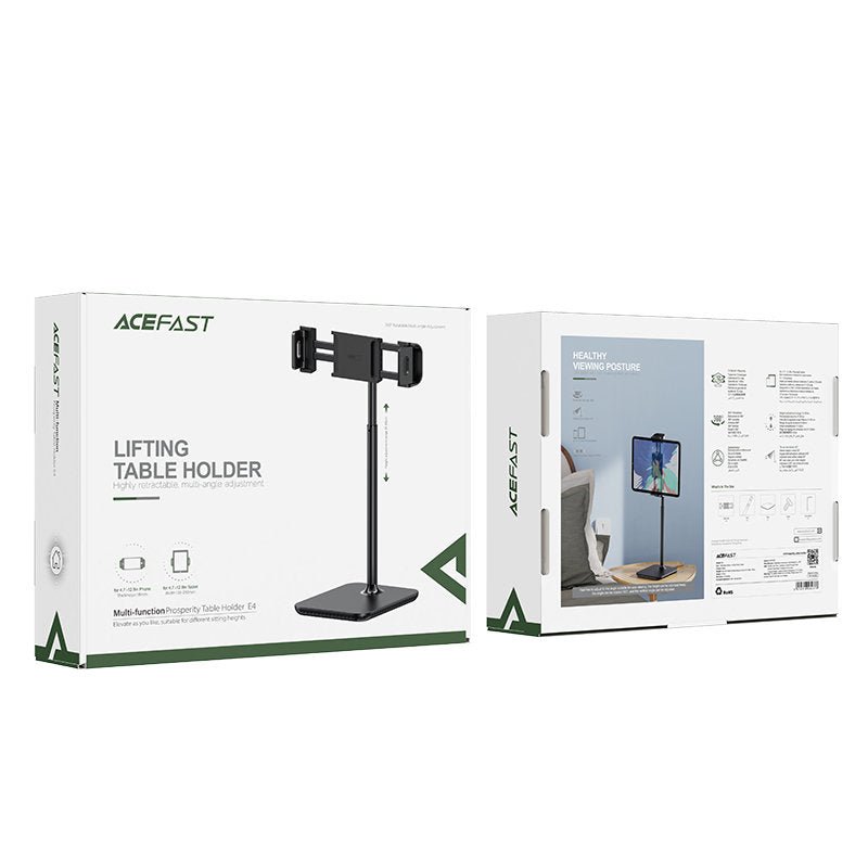 Acefast E4 Τηλεσκοπική Bάση Tηλεφώνου και Tablet Για Το Γραφείο - Black