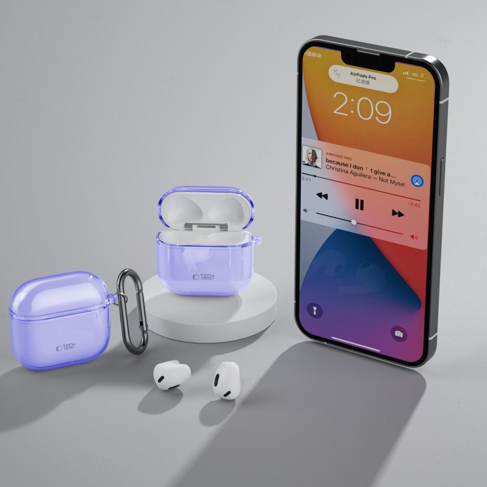 Tech - Protect AirPods 4 Θήκη Σιλικόνης - Flexair - Violet