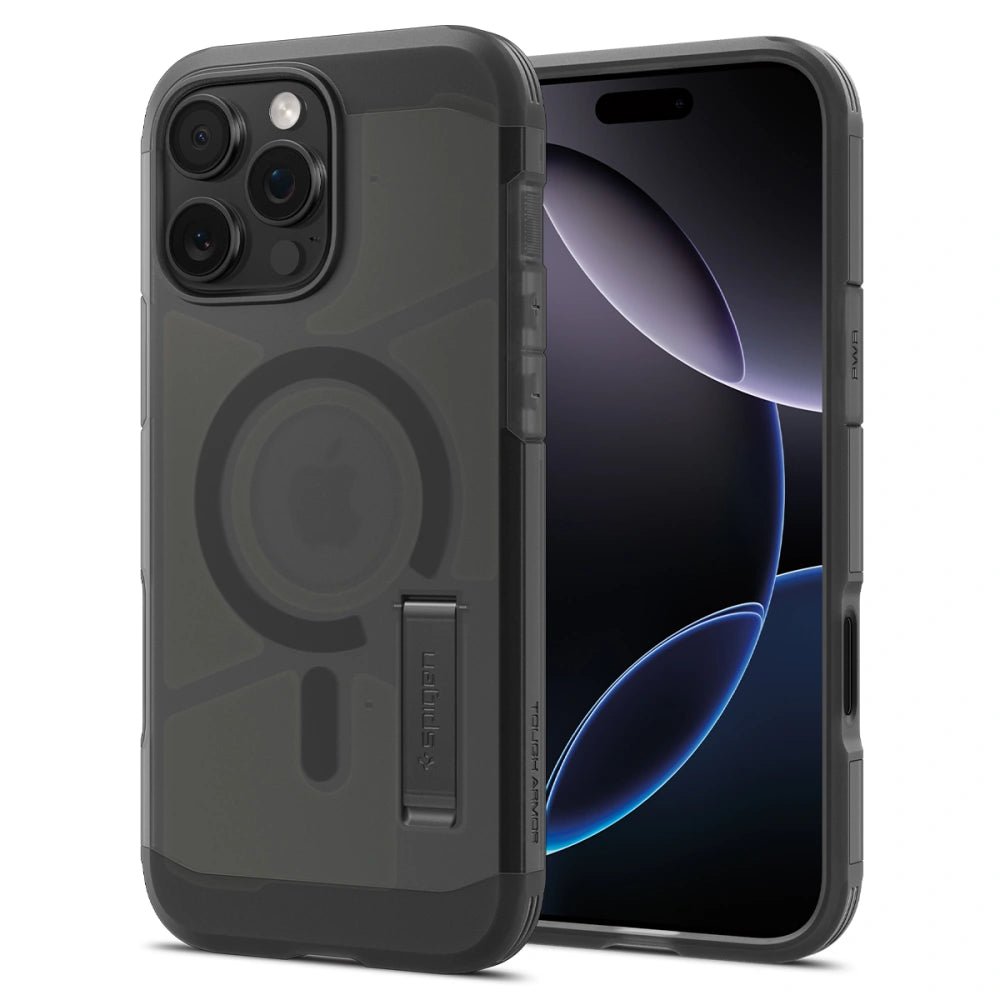 Spigen iPhone 16 Pro Max Tough Armor T Mag - Σκληρή Θήκη με MagSafe - Frost Black
