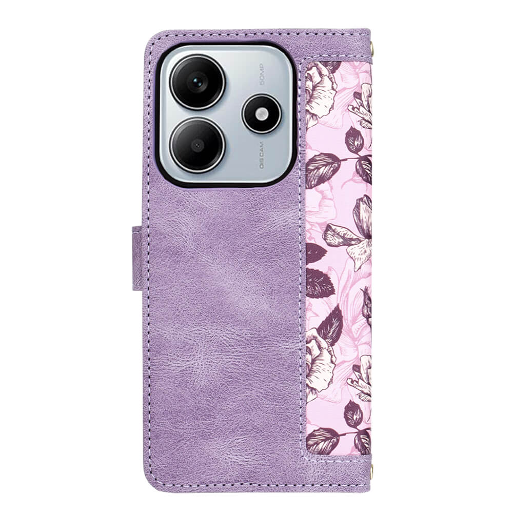 Techsuit Xiaomi Redmi Note 14 5G - FlipCraft - Θήκη Πορτοφόλι από Δερματίνη - Mysterious Purple