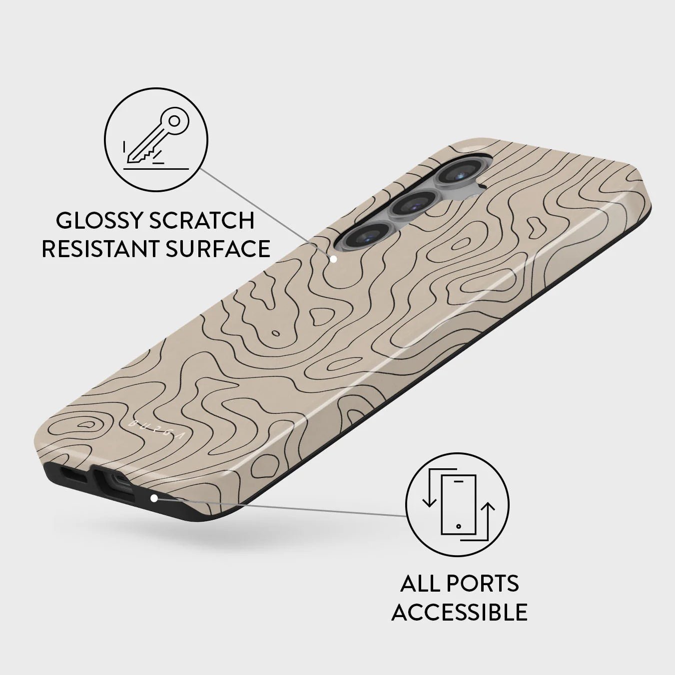 Burga Samsung Galaxy S24 Plus Fashion Tough Σκληρή Θήκη - Wild Terrain