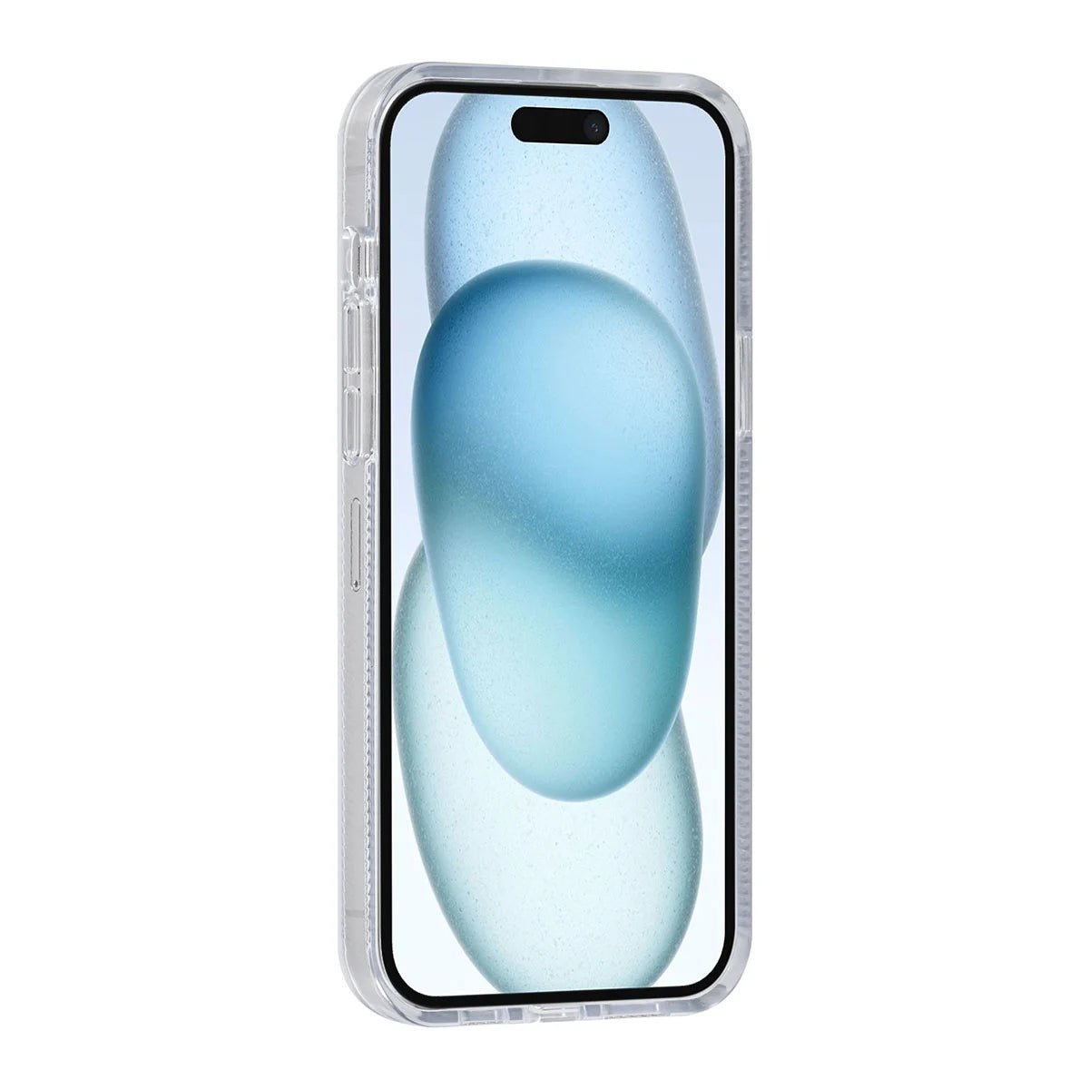 Tuniq iPhone 15 Plus / 14 Plus - Σκληρή Θήκη με Πλαίσιο Σιλικόνης - Ημιδιάφανο Λευκό / Διάφανο