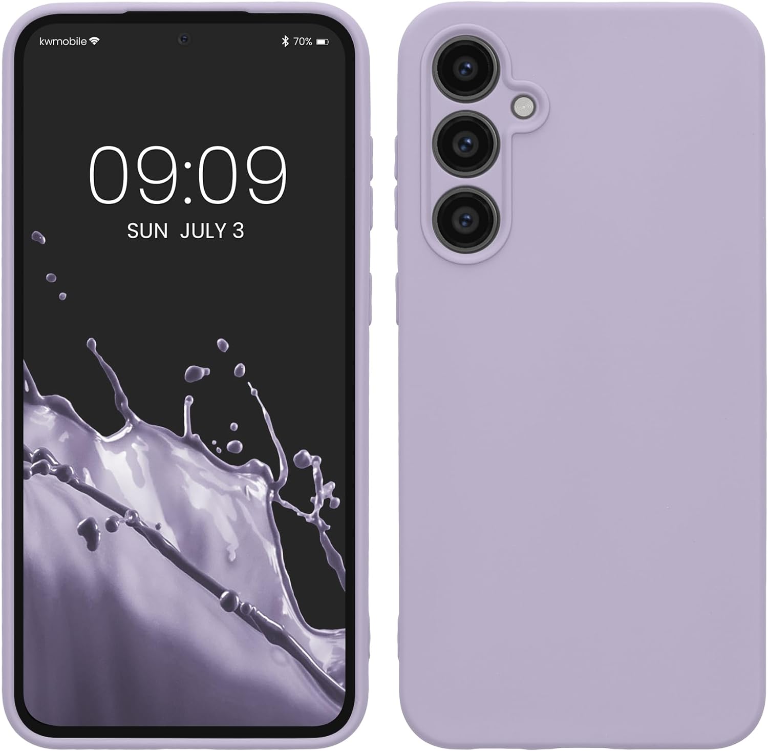 KW Samsung Galaxy S23 FE Θήκη Σιλικόνης TPU - Lavender - KWM000021LO004C