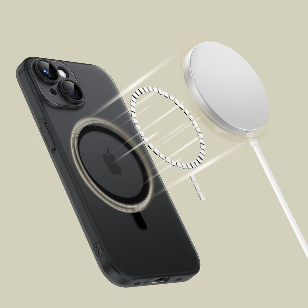 Tech - Protect iPhone 15 MagSlim - Σκληρή Θήκη με MagSafe - Matte / Black