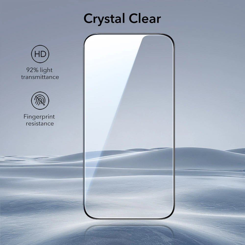 ESR iPhone 17 Pro - UltraFit Classic - Full Screen Αντιχαρακτικό Γυαλί Οθόνης - 2 Τεμάχια - Black