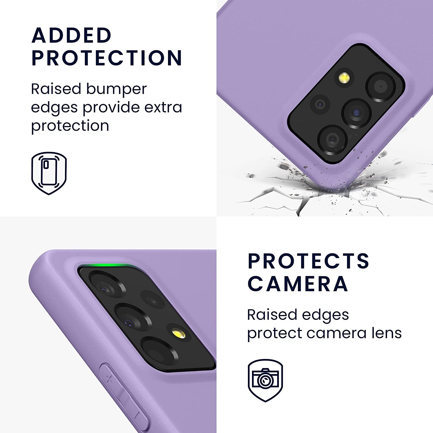 KW Samsung Galaxy A53 5G Θήκη Σιλικόνης TPU - Violet Purple - 57808.222