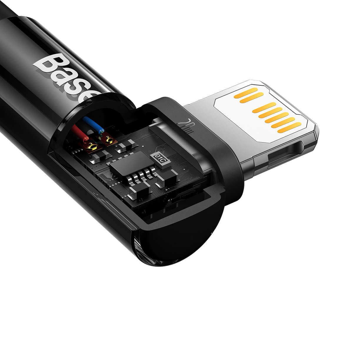 Baseus MVP 2 Elbow Cable 20W - Καλώδιο Δεδομένων και Φόρτισης Type - C to Lightning 1M - Black - CAVP000201
