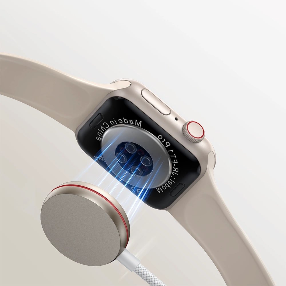 Joyroom Μαγνητική Βάση Φόρτισης για Apple Watch με Καλώδιο Type - C - 1.2m - White - S - IW011