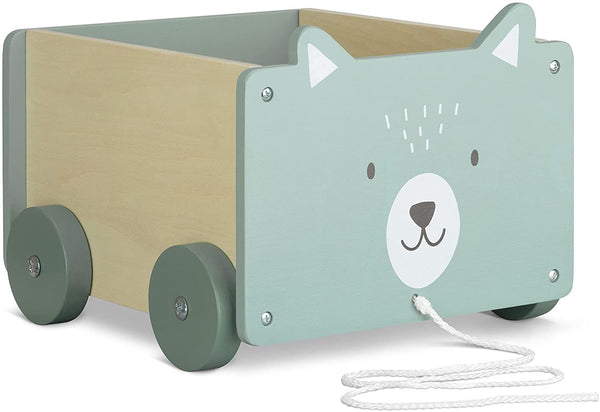 Navaris Toy Box Storage for Toys with Wheels - Παιδικό Κουτί Αποθήκευσης Παιχνιδιών με Ρόδες - Turquoise - 51163.06