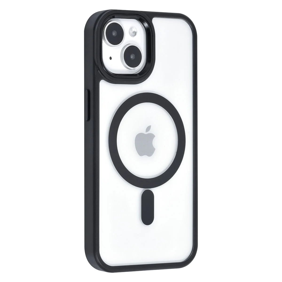 Tuniq iPhone 15 - MagSafe Σκληρή Θήκη με Πλαίσιο Σιλικόνης - Μαύρη / Διάφανη