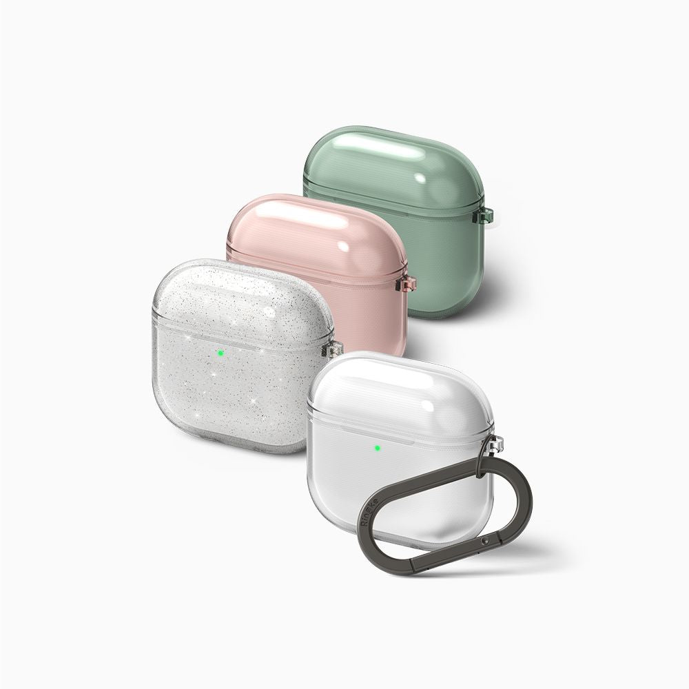 Ringke AirPods 4 Θήκη Σιλικόνης - Air - Glitter Διάφανη