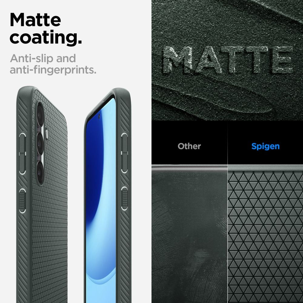 Spigen Samsung Galaxy S23 FE - Liquid Air Θήκη Σιλικόνης - Abyss Green
