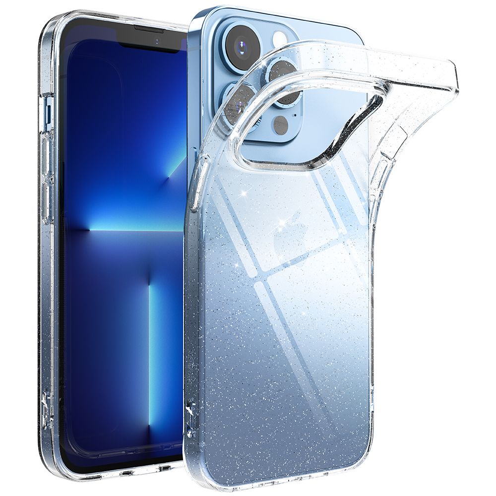 Ringke iPhone 13 Pro Air Ultra - Thin TPU Case Λεπτή Θήκη Σιλικόνης - Glitter - Διάφανη