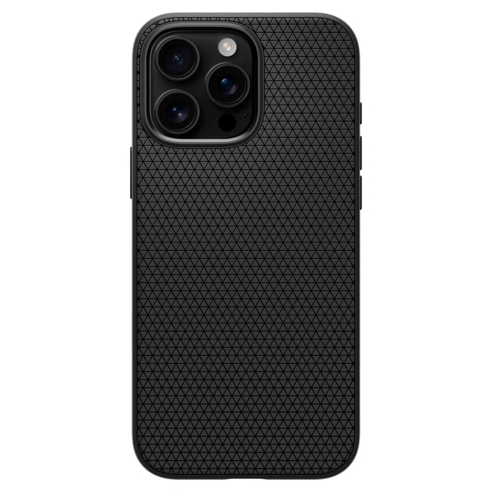 Spigen iPhone 16 Pro Max - Liquid Air T Mag - Θήκη Σιλικόνης με Magsafe - Matte Black