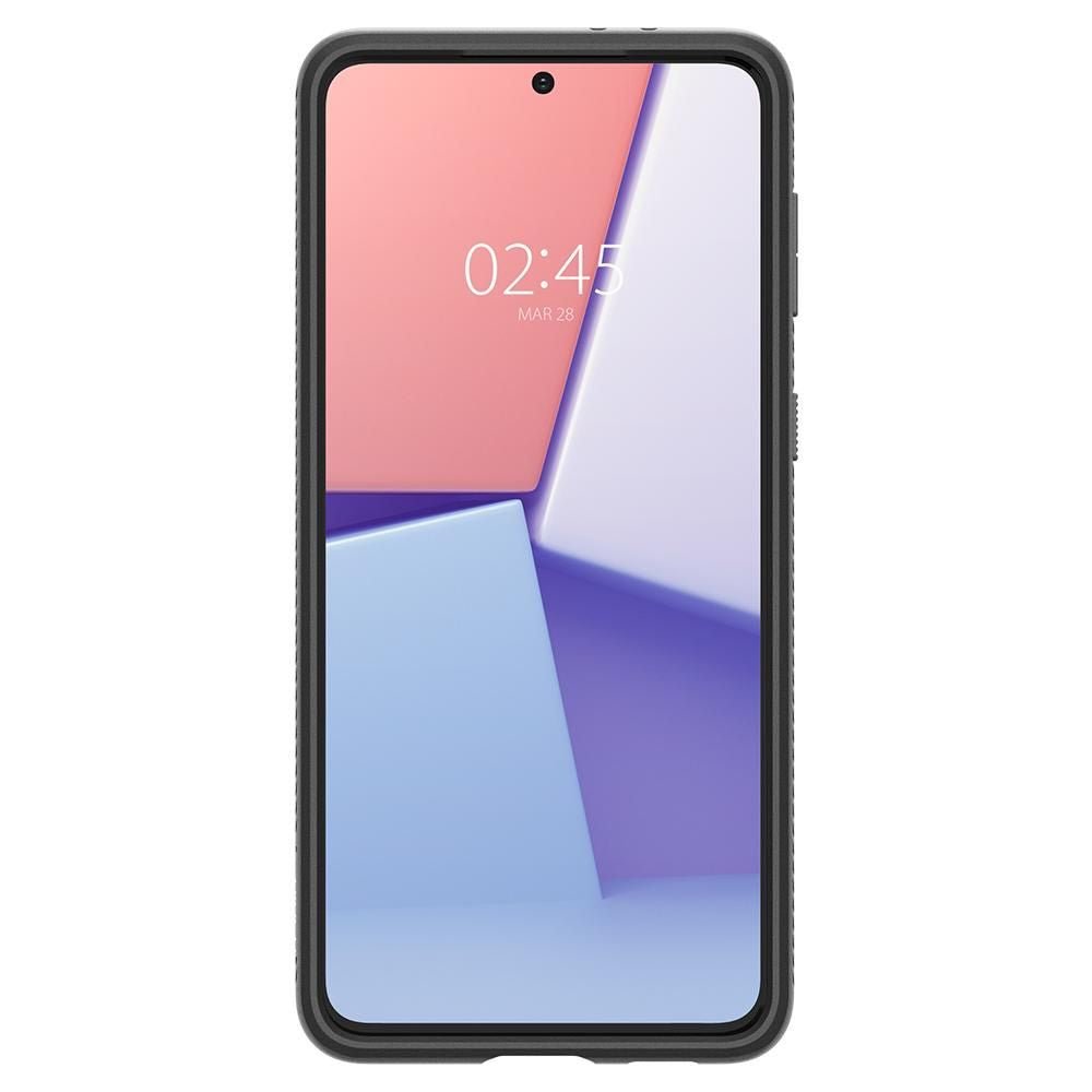 Spigen Samsung Galaxy S21 Liquid Air Θήκη Σιλικόνης - Matte Black