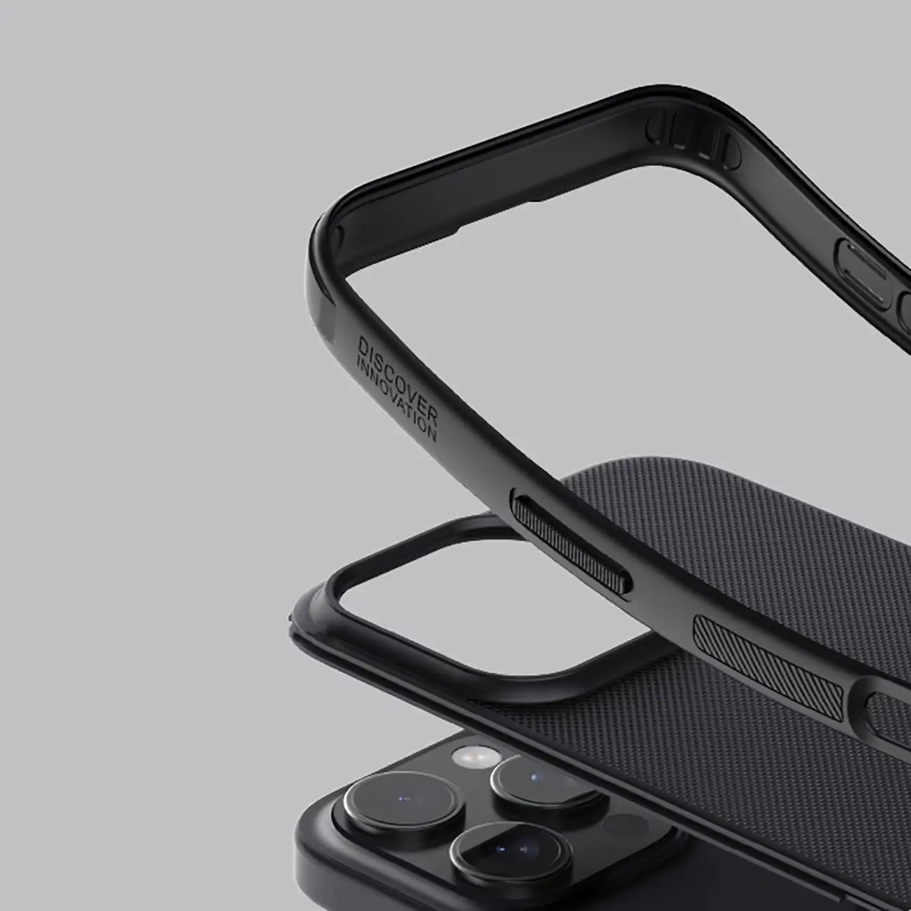Nillkin iPhone 16 Pro Max Super Frosted Shield Pro Σκληρή Θήκη με Πλαίσιο Σιλικόνης - Black