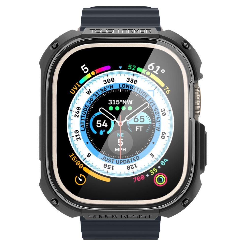 Spigen Θήκη Apple Watch Ultra (1/2/3) - 49mm Tough Armor - Black