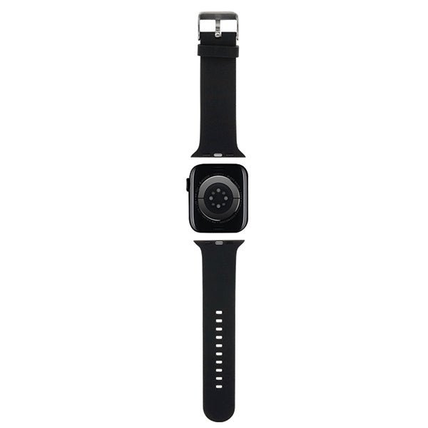 Karl Lagerfeld Λουράκι Apple Watch 2 / 3 / 4 / 5 / 6 / 7 / 8 / 9 / SE / ULTRA 1 / ULTRA 2 - 42 / 44 / 45 / 49 mm 3D Rubber Choupette Head Λουράκι Σιλικόνης - Black - KLAWLSLCNK