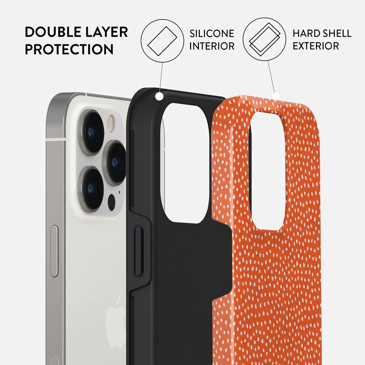 Burga iPhone 14 Pro Fashion Tough Σκληρή Θήκη - Vintage Edition