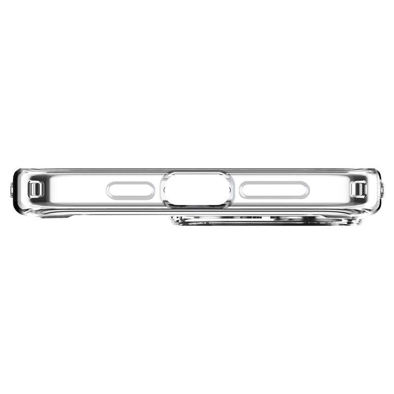 Spigen iPhone 15 Pro Crystal Hybrid Mag Σκληρή Θήκη με Πλαίσιο Σιλικόνης Και MagSafe - White