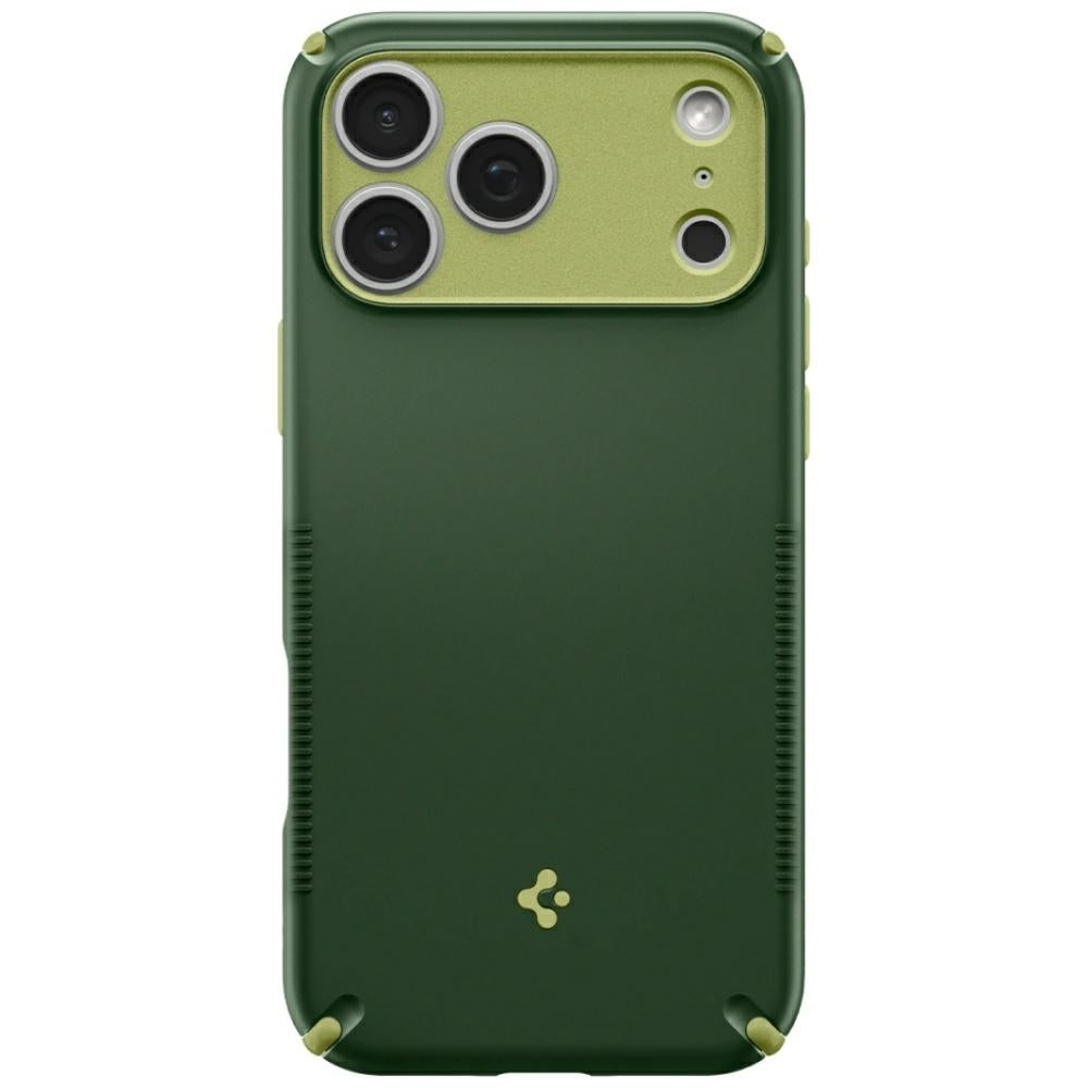 Spigen iPhone 18 Pro / iPhone 17 Pro - Σκληρή Θήκη με Πλαίσιο Σιλικόνης και MagSafe - Nano Pop Hybrid Mag - Avo Green