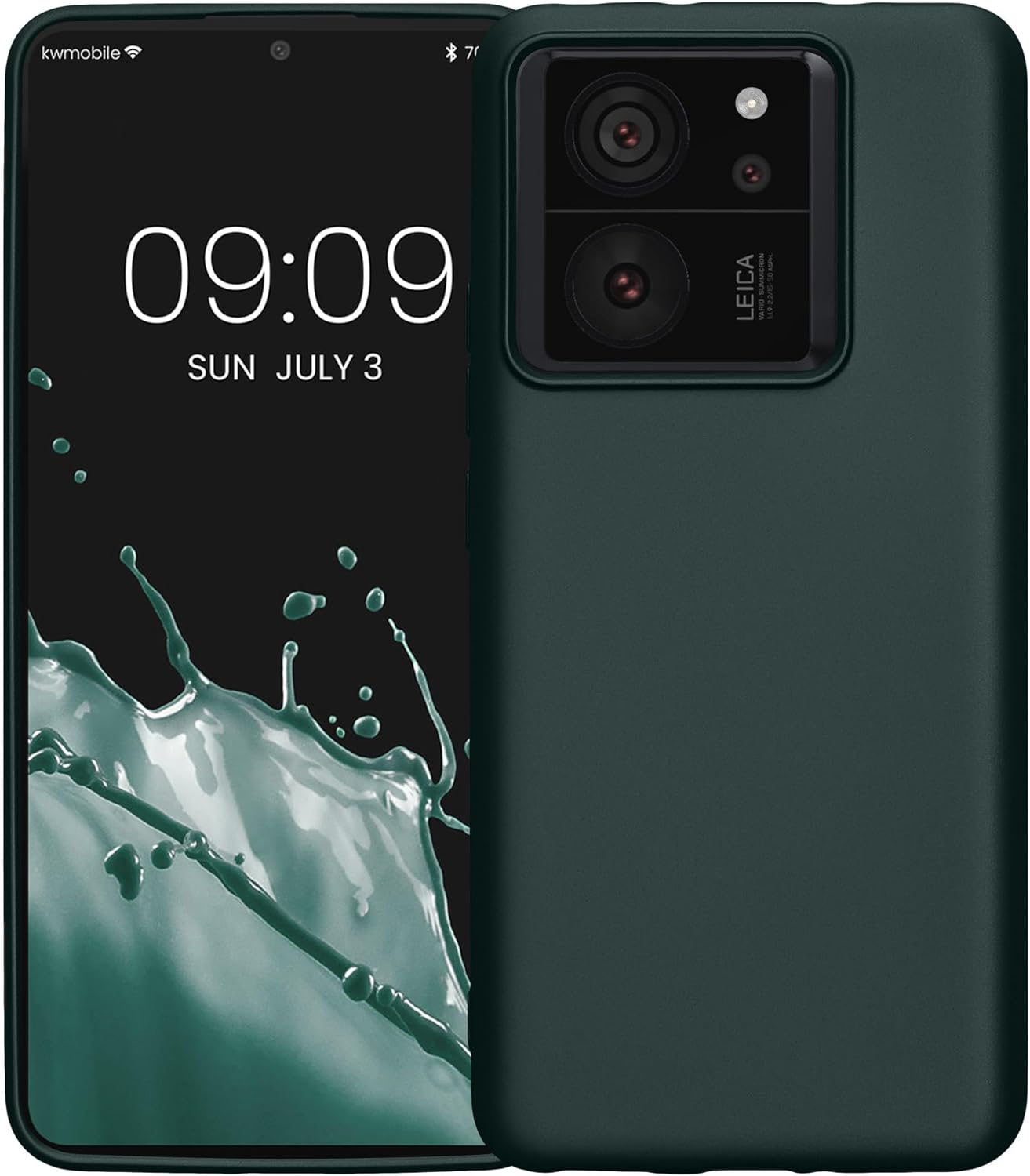 KW Xiaomi 13T / 13T Pro Θήκη Σιλικόνης TPU - Metallic Petrol