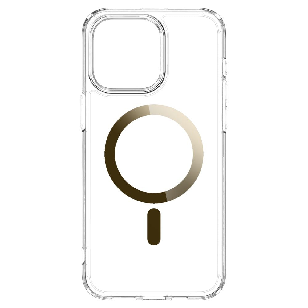Spigen iPhone 15 Pro Max Ultra Hybrid Mag Σκληρή Θήκη με Πλαίσιο Σιλικόνης Και MagSafe - Gold