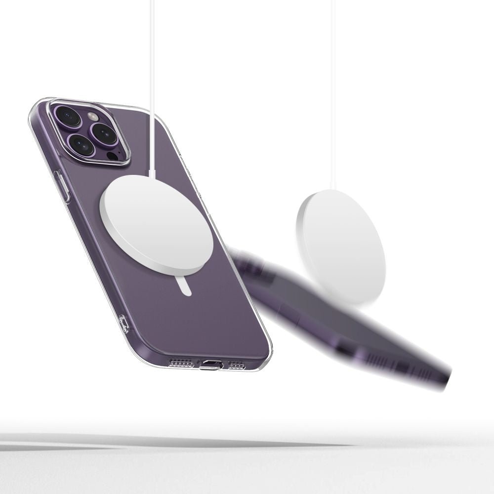 Tech - Protect iPhone 14 Pro Flexair Θήκη Σιλικόνης TPU με MagSafe - Διάφανη