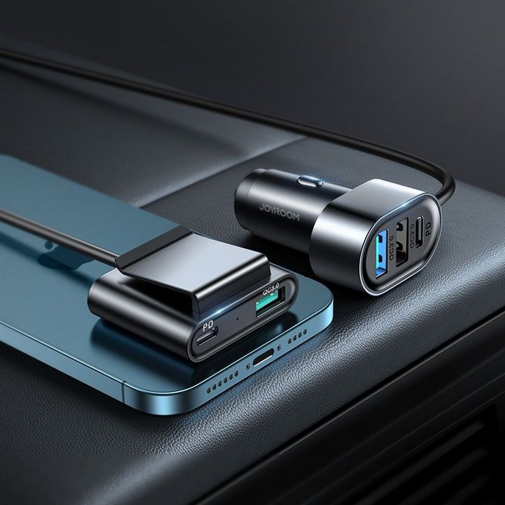 Joyroom JR - CL05 5 - Port - Φορτιστής Αυτοκινήτου με 5 Θύρες USB 72W - Black