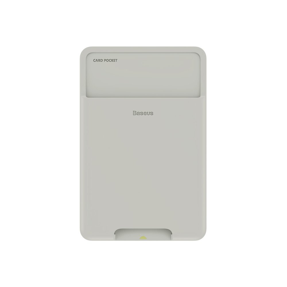 Baseus Back Stick Silicone Card Bag - Θήκη Σιλικόνης για Κάρτες - French Grey - ACKD - B0G