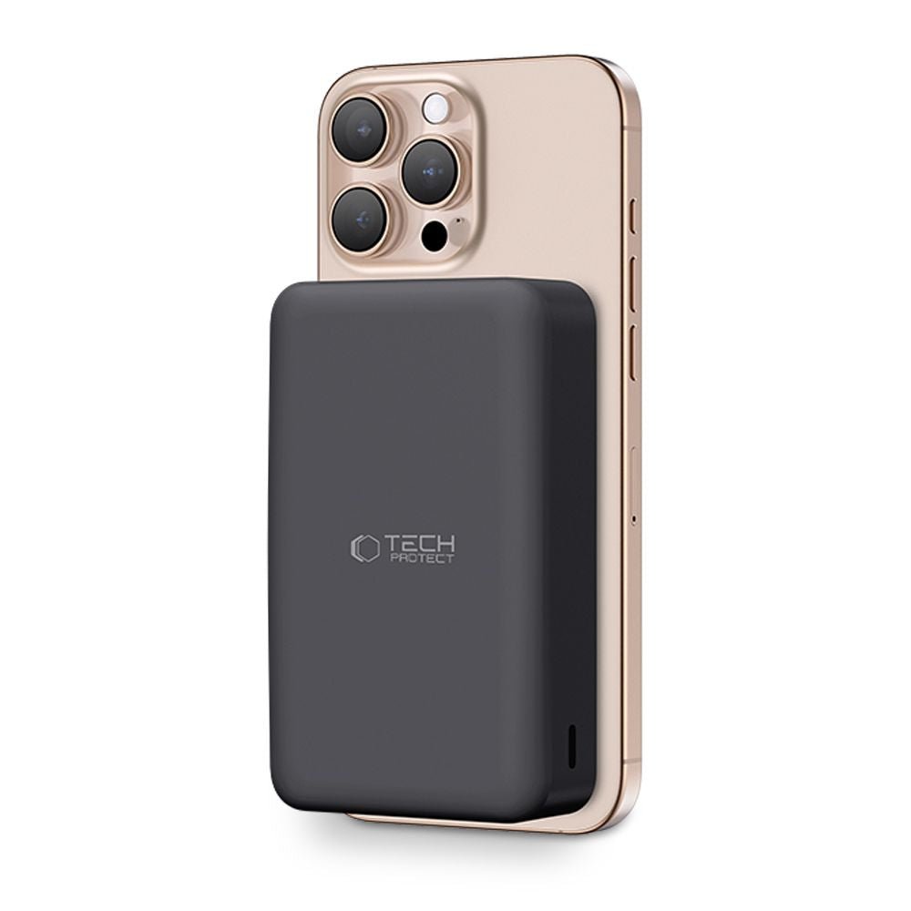 Tech - Protect PB12 Lifemag MagSafe PowerBank Μαγνητικό PowerBank Κινητού 20000 mAh - Black