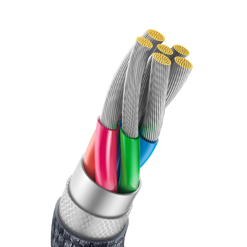 Baseus Crystal Shine Cable USB to Type C 100W - Καλώδιο Δεδομένων και Γρήγορης Φόρτισης 2M - Black - CAJY000501