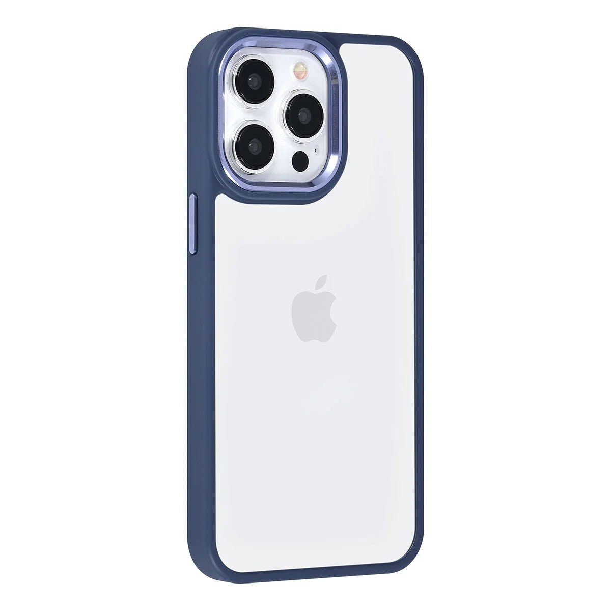 Tuniq iPhone 15 Pro Max - Σκληρή Θήκη με Πλαίσιο Σιλικόνης - Μπλε / Διάφανο