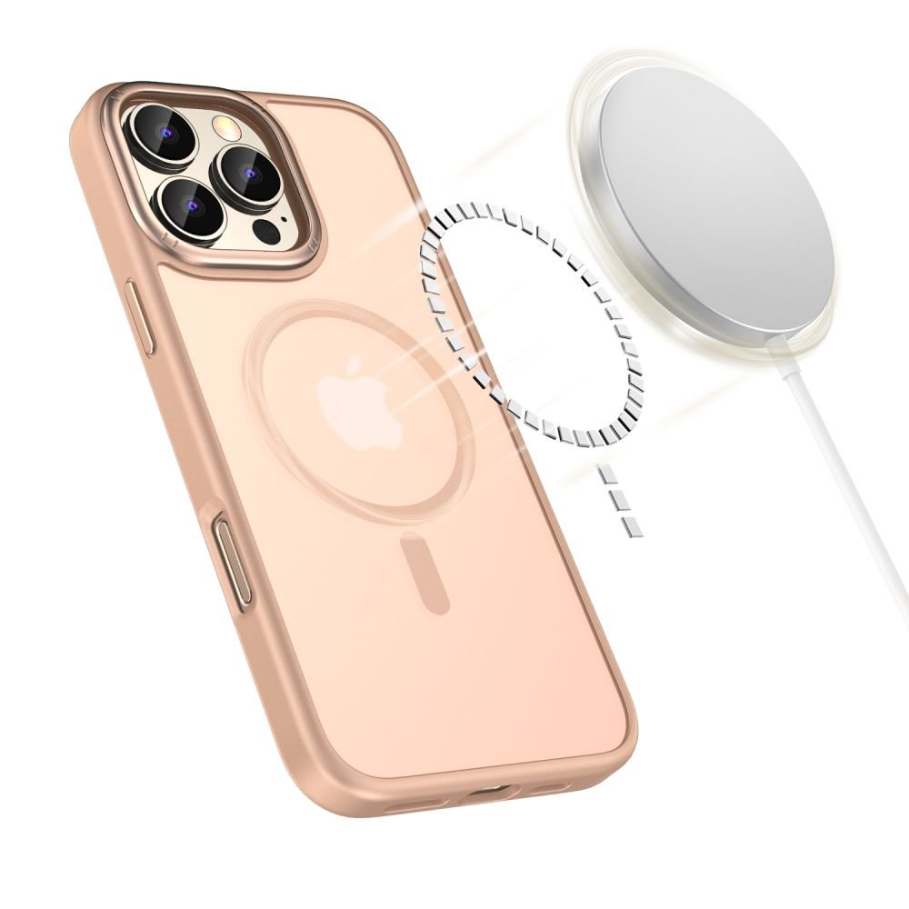 Tech - Protect iPhone 16 Pro MagEdge - Σκληρή Θήκη με Πλαίσιο Σιλικόνης και MagSafe - Desert