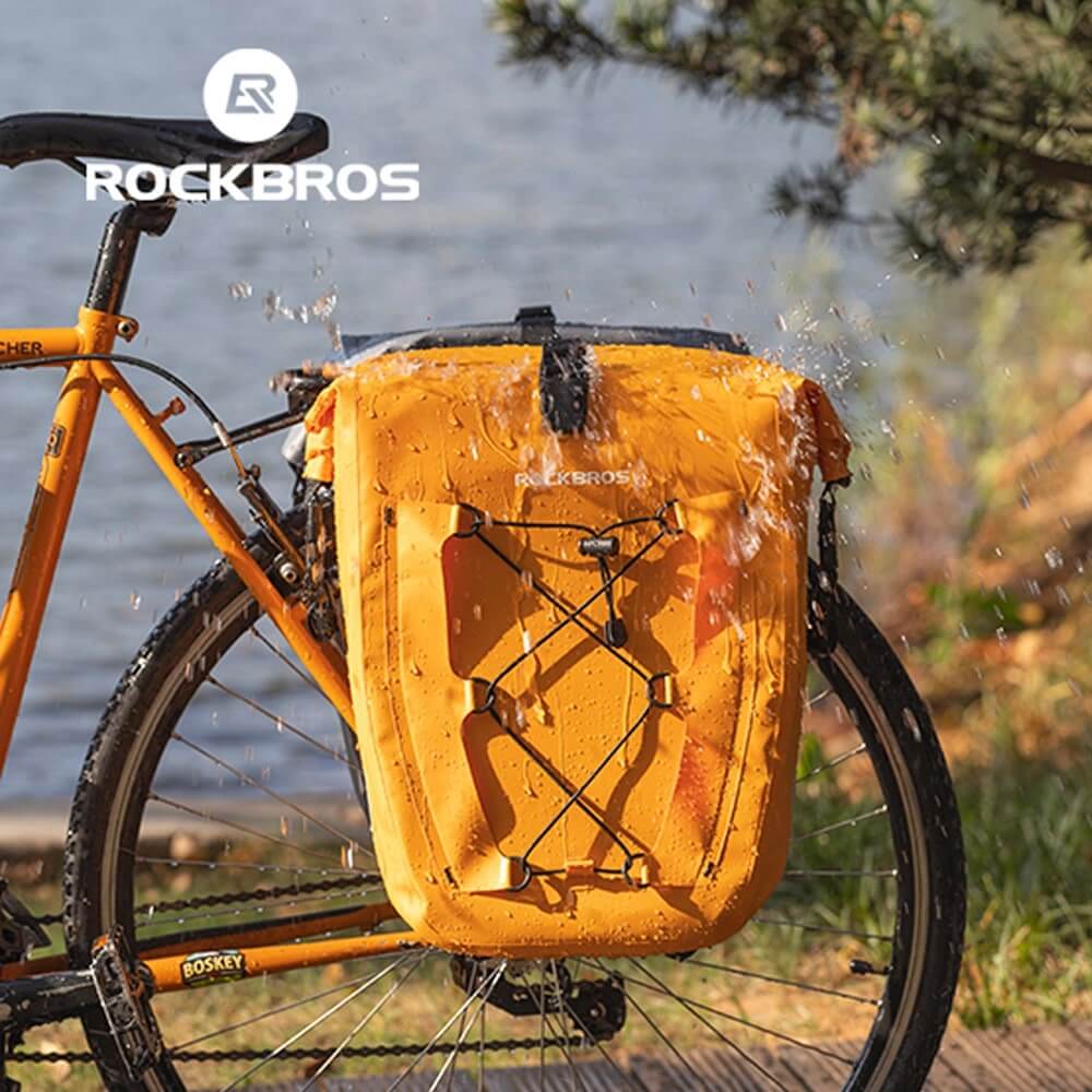 RockBros 30140022003 Αδιάβροχη Βαλίτσα Ποδηλάτου - Orange