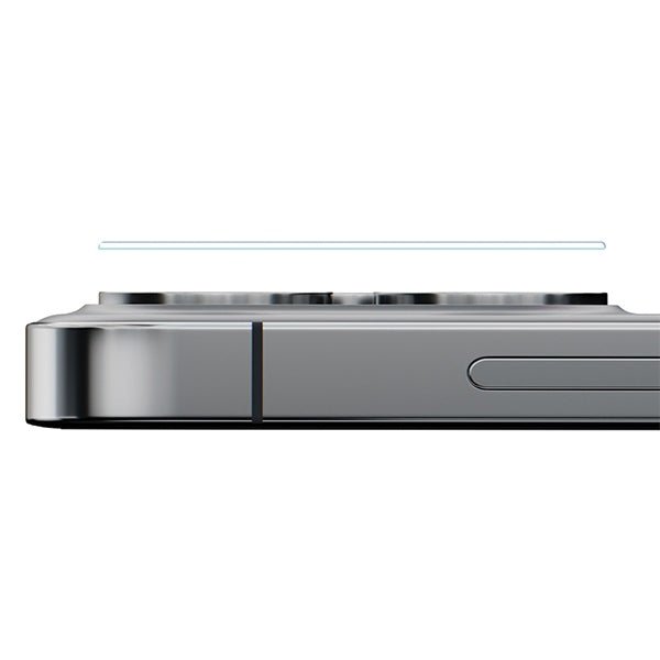 3MK iPhone 15 / iPhone 15 Plus Lens Pro Full Cover 9H Αντιχαρακτικό Γυαλί για την Κάμερα - Διάφανο