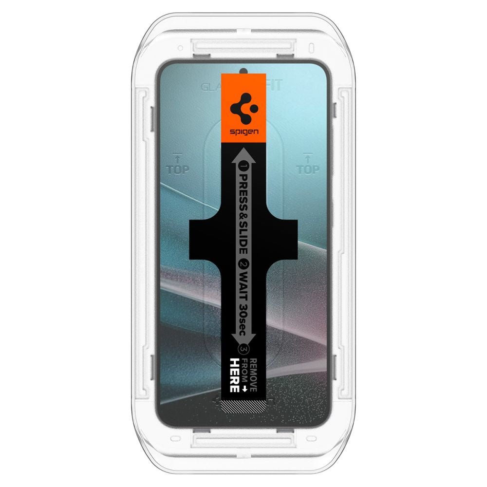 Spigen Samsung Galaxy S24 Plus / S25 Plus Glas.TR Privacy EZ Fit 2.5D 9H Αντιχαρακτικό Γυαλί Οθόνης - 2 Τεμάχια - Clear / Black - AGL09307
